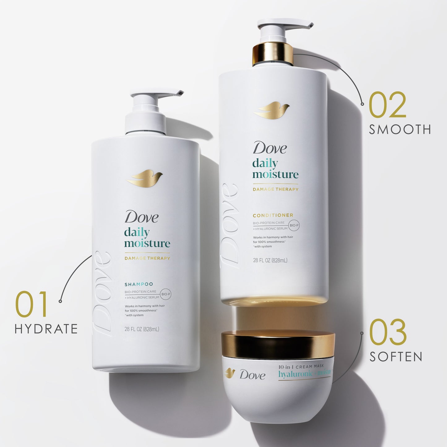 Dove Daily Moisture Damage Therapy Shampoo