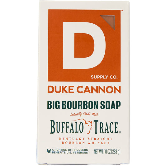 Duke Cannon Big Brick of Bar Soap Buffalo Trace Bourbon - Oak Barrel & Amber
