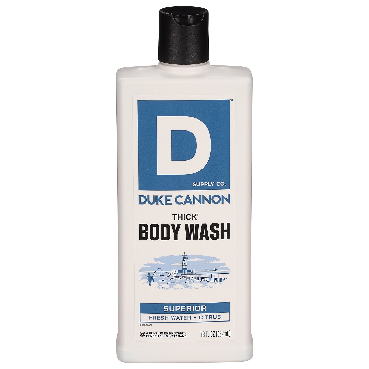 Duke Cannon Thick Body Wash Superior - Fresh Water & Citrus