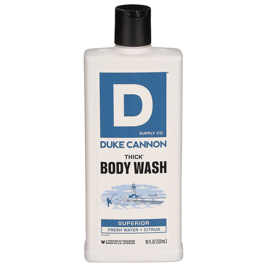 Duke Cannon Thick Body Wash Superior - Fresh Water & Citrus