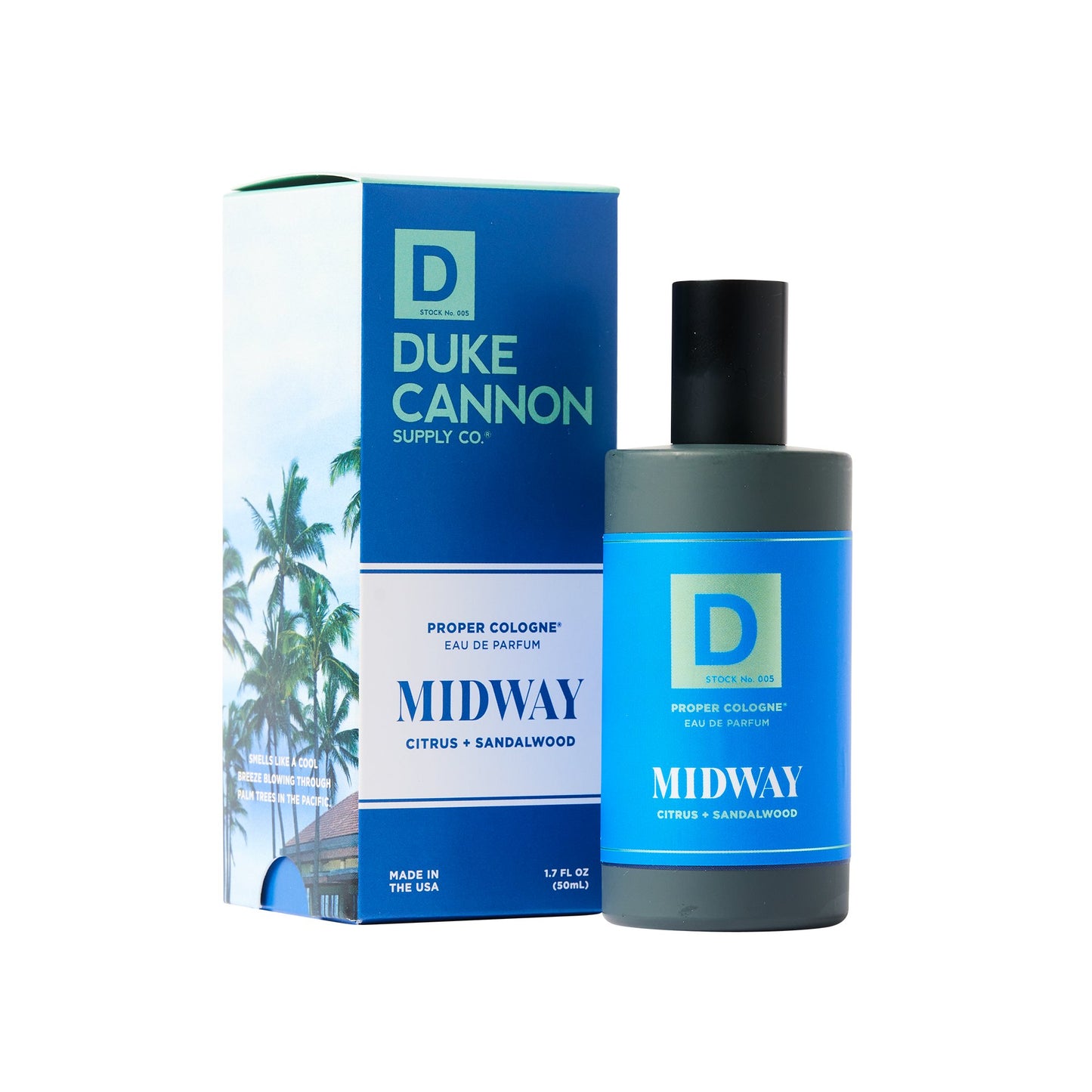Duke Cannon Proper Cologne Midway - Citrus & Sandalwood