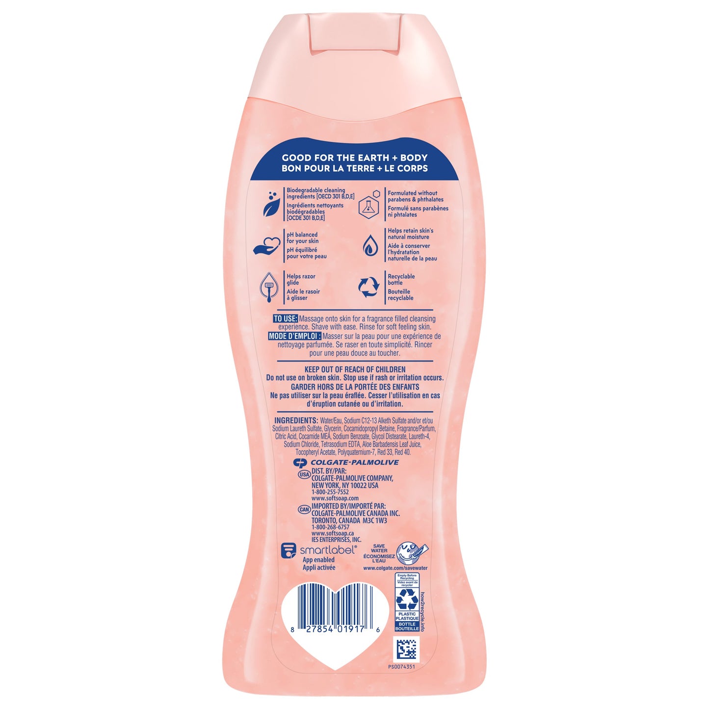 Softsoap 2-in-1 Body Wash & Shave Gel - Creamy Strawberry