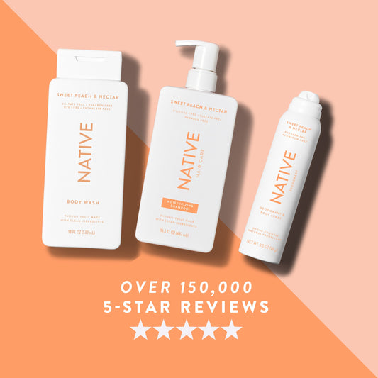 Native Travel Size Body Wash - Peach & Nectar