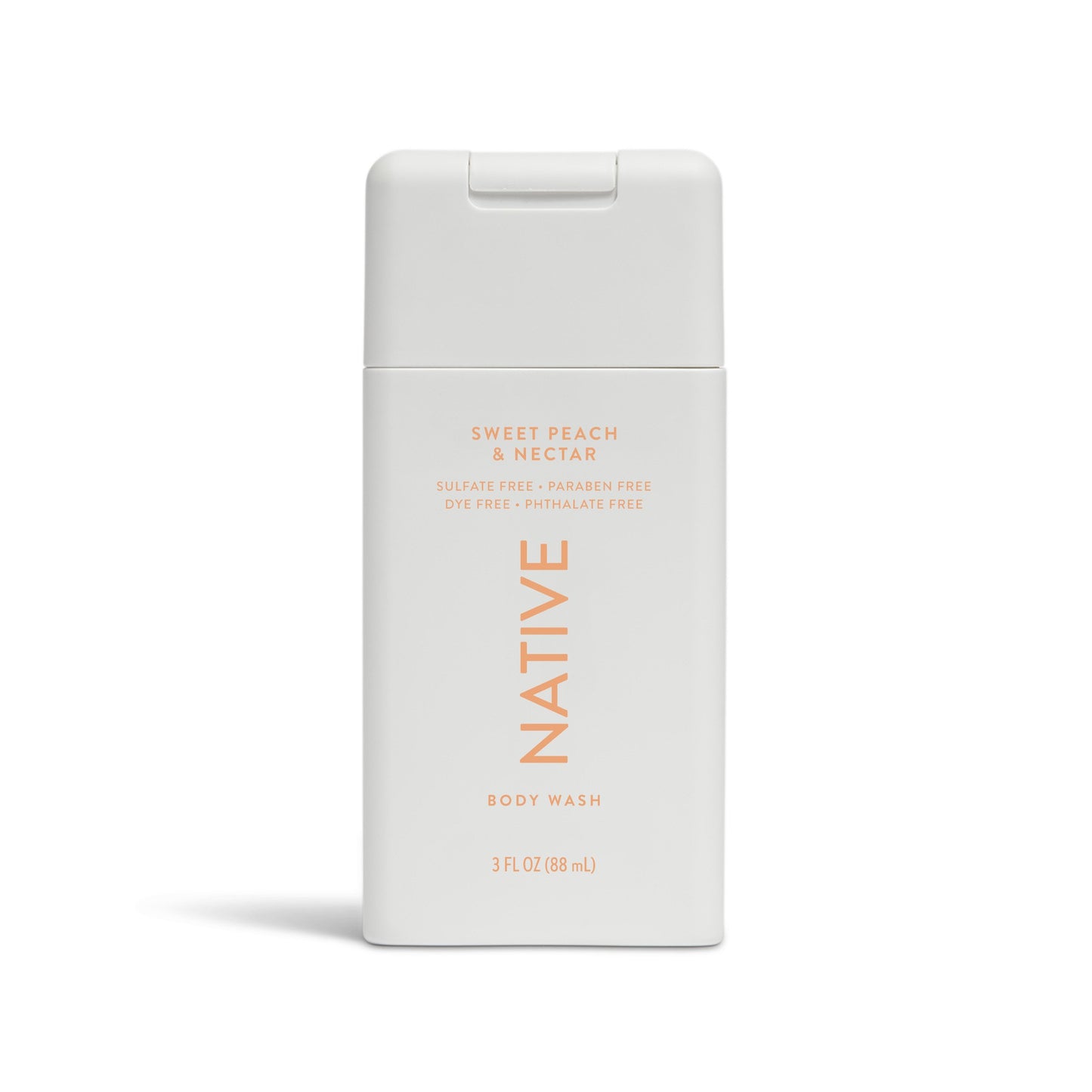 Native Travel Size Body Wash - Peach & Nectar