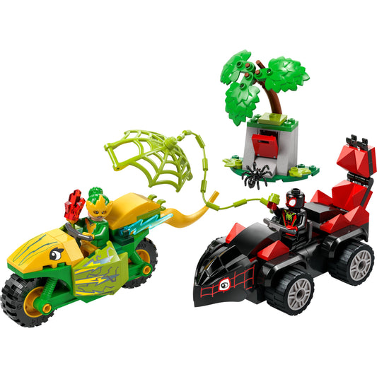 LEGO Marvel Spin & Electro Dinosaur Vehicle Chase Set