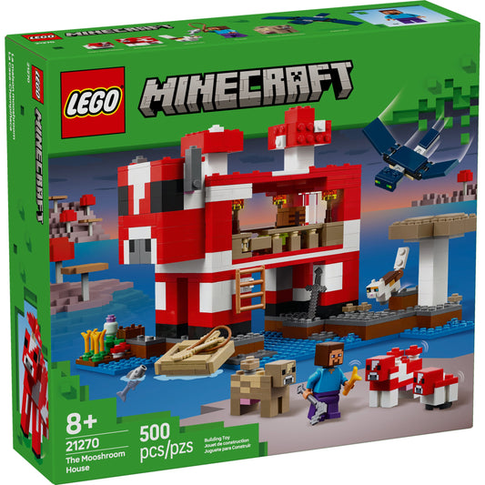 LEGO Minecraft The Mooshroom House Set