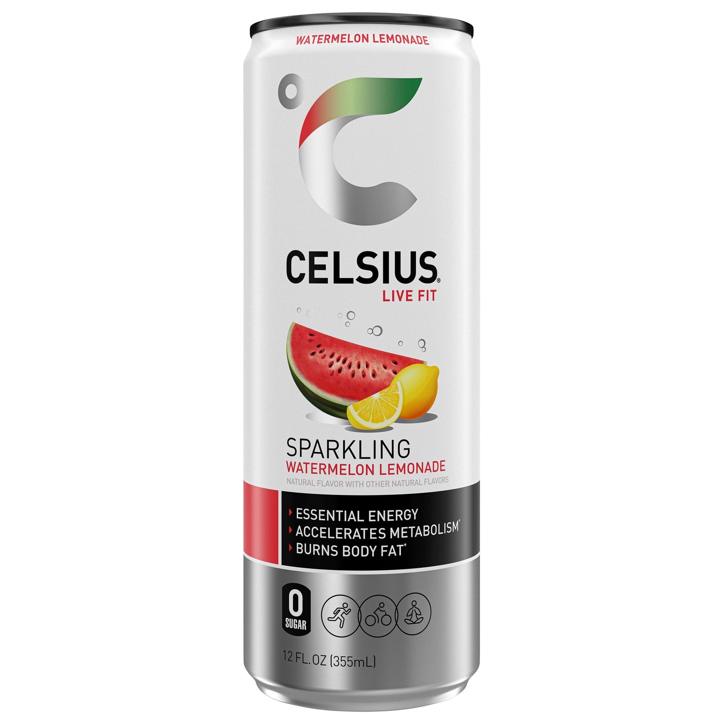Celsius Zero Sugar Sparkling Energy Drink - Watermelon Lemonade
