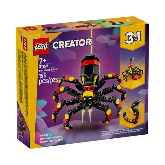 LEGO Creator 3-in-1 Surprising Spider Set