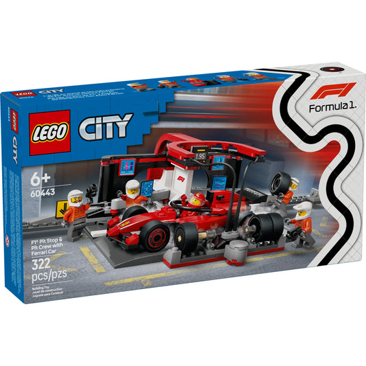 LEGO Formula 1 Pit Stop & Pit Crew with Ferrari Car Set
