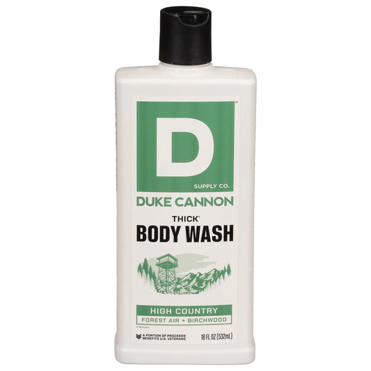 Duke Cannon Thick Body Wash High Country - Forest Air & Birchwood