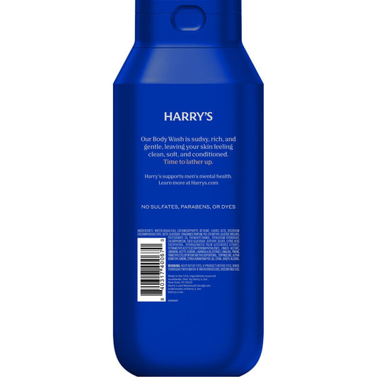 Harry's Men's Body Wash Redwood - Evergreen & Thyme
