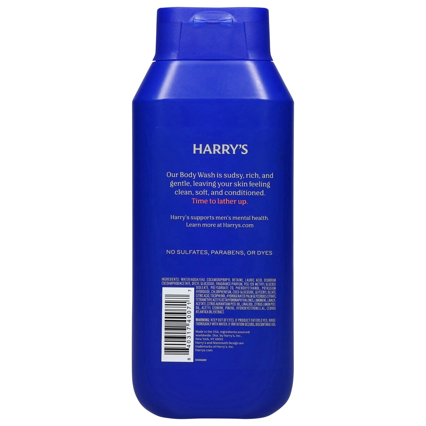 Harry's Men's Body Wash Fig - Cedar & Orange