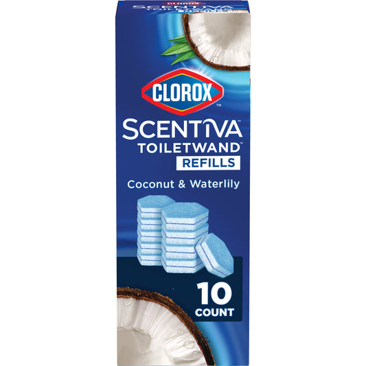 Clorox Scentiva Toiletwand Refills - Coconut & Waterlily