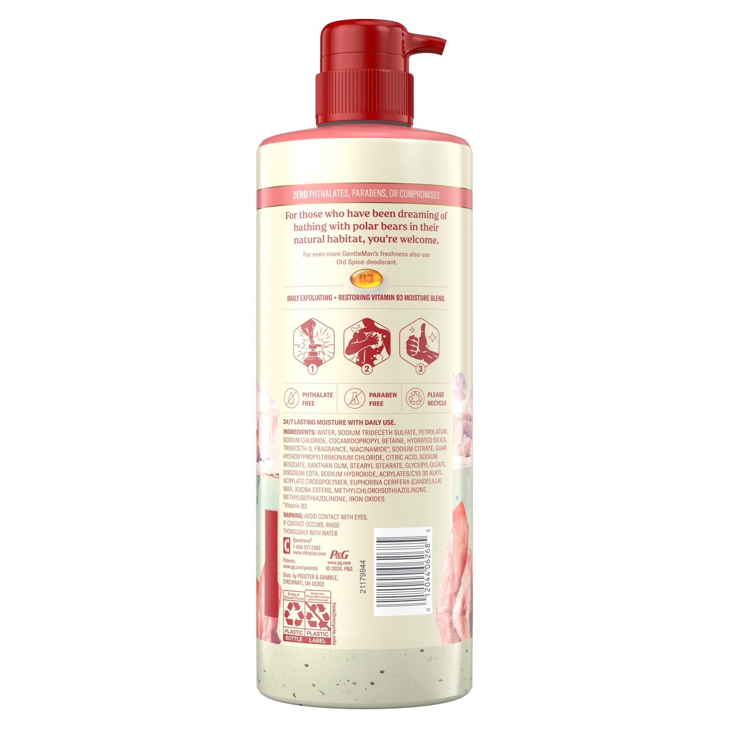 Old Spice Gentleman's Exfoliating Body Wash - Himalayan Salt & Glacier Water