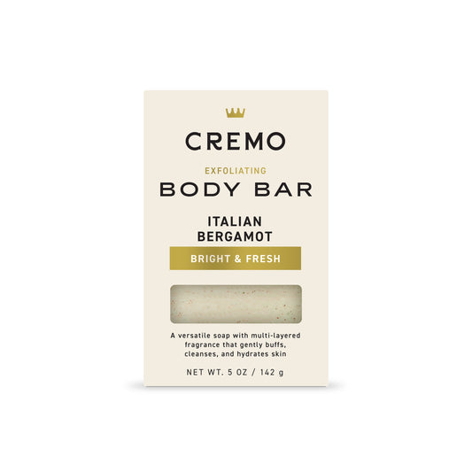 Cremo Exfoliating Body Bar - Italian Bergamot