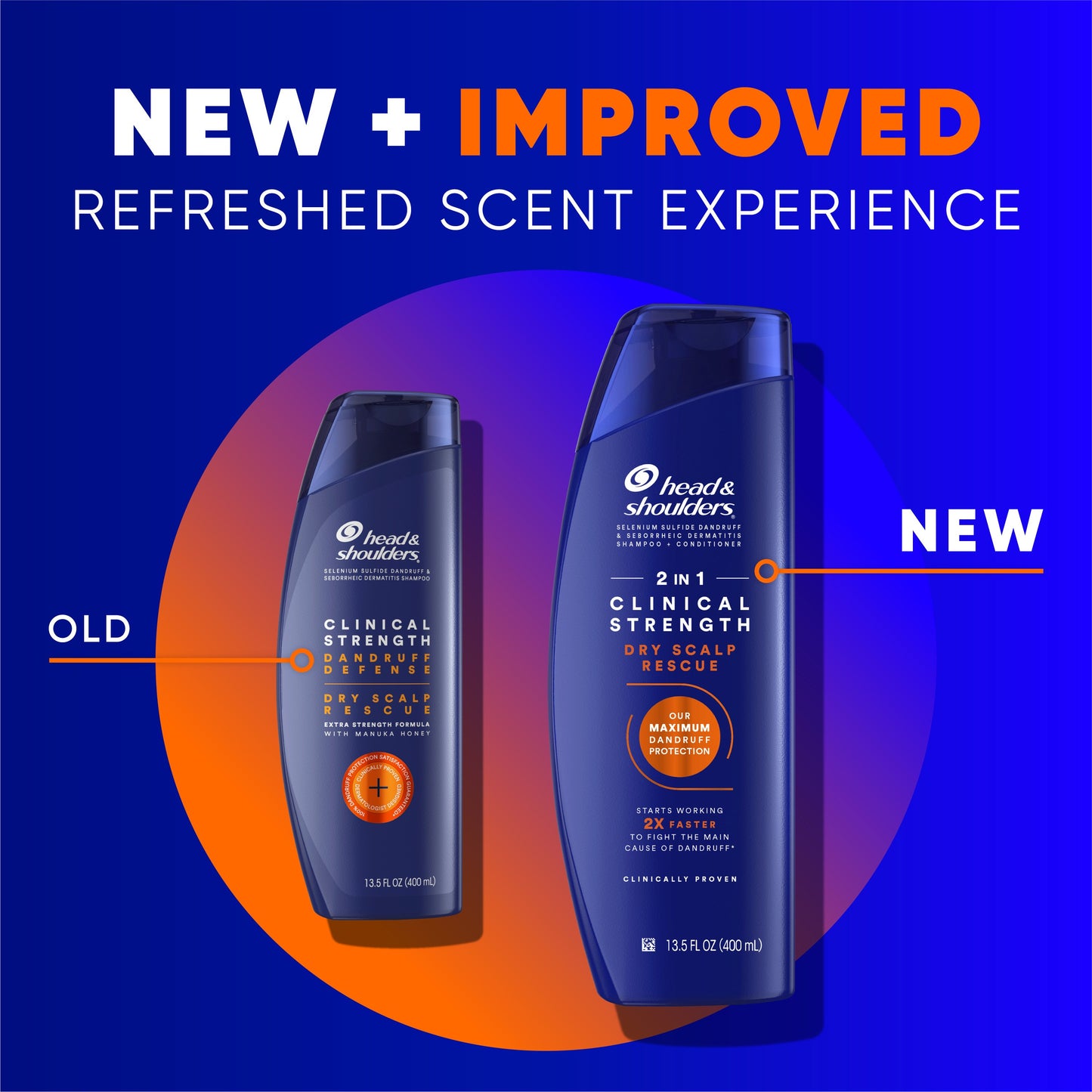 Head & Shoulders 2-in-1 Clinical Strength Dry Scalp Rescue Shampoo & Conditioner