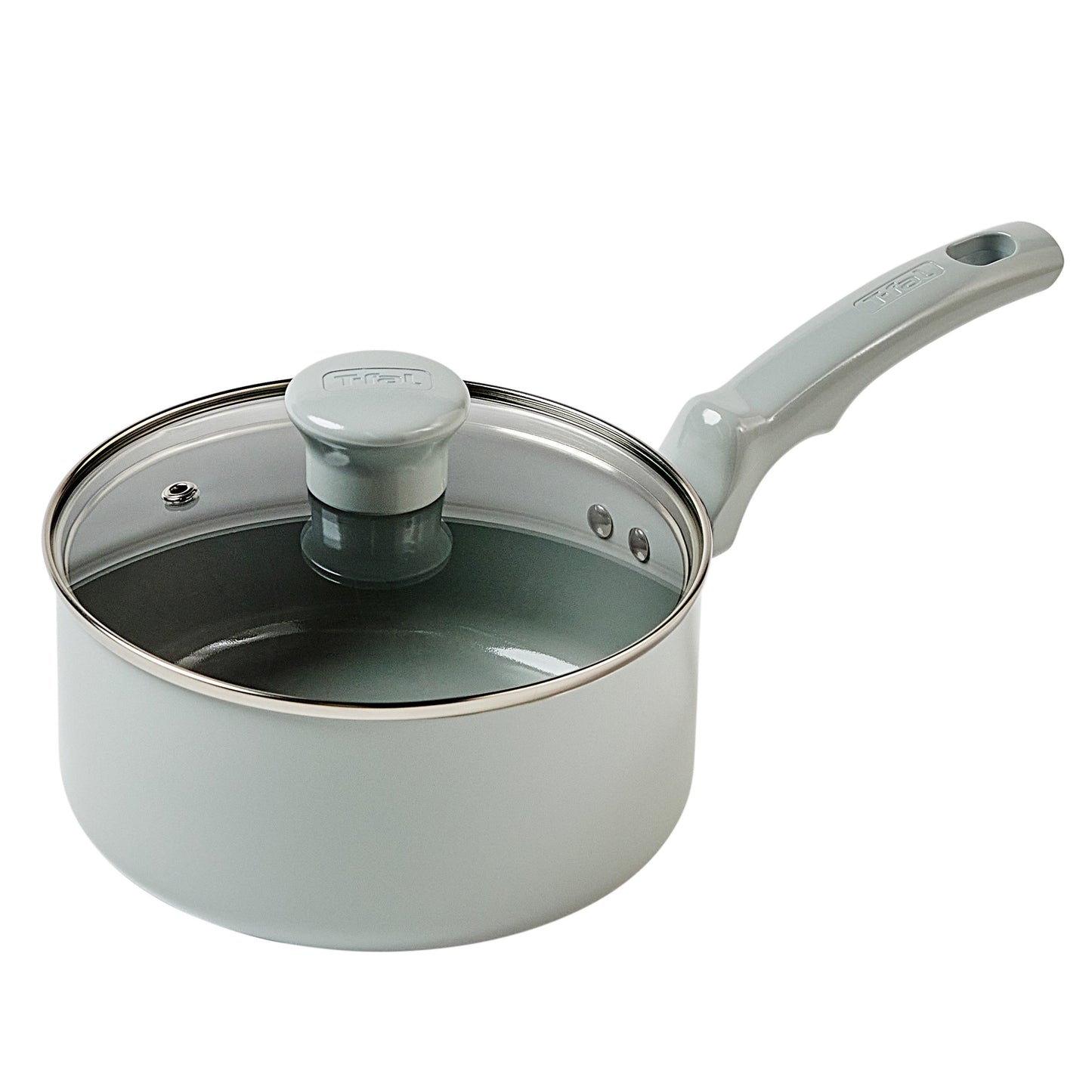 T-fal Essentials Ceramic Saucepan - Grey