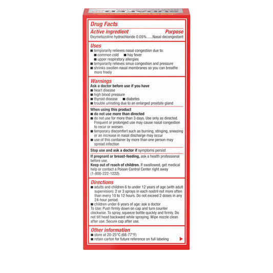 Sudafed Sinus Severe Nasal Decongestant Spray