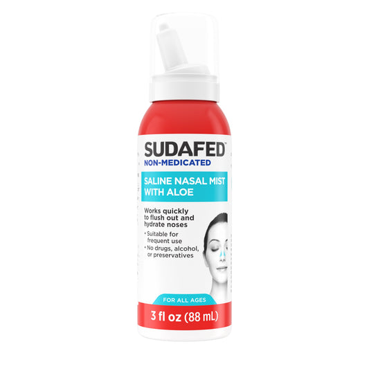 Sudafed Saline Nasal Mist With Aloe