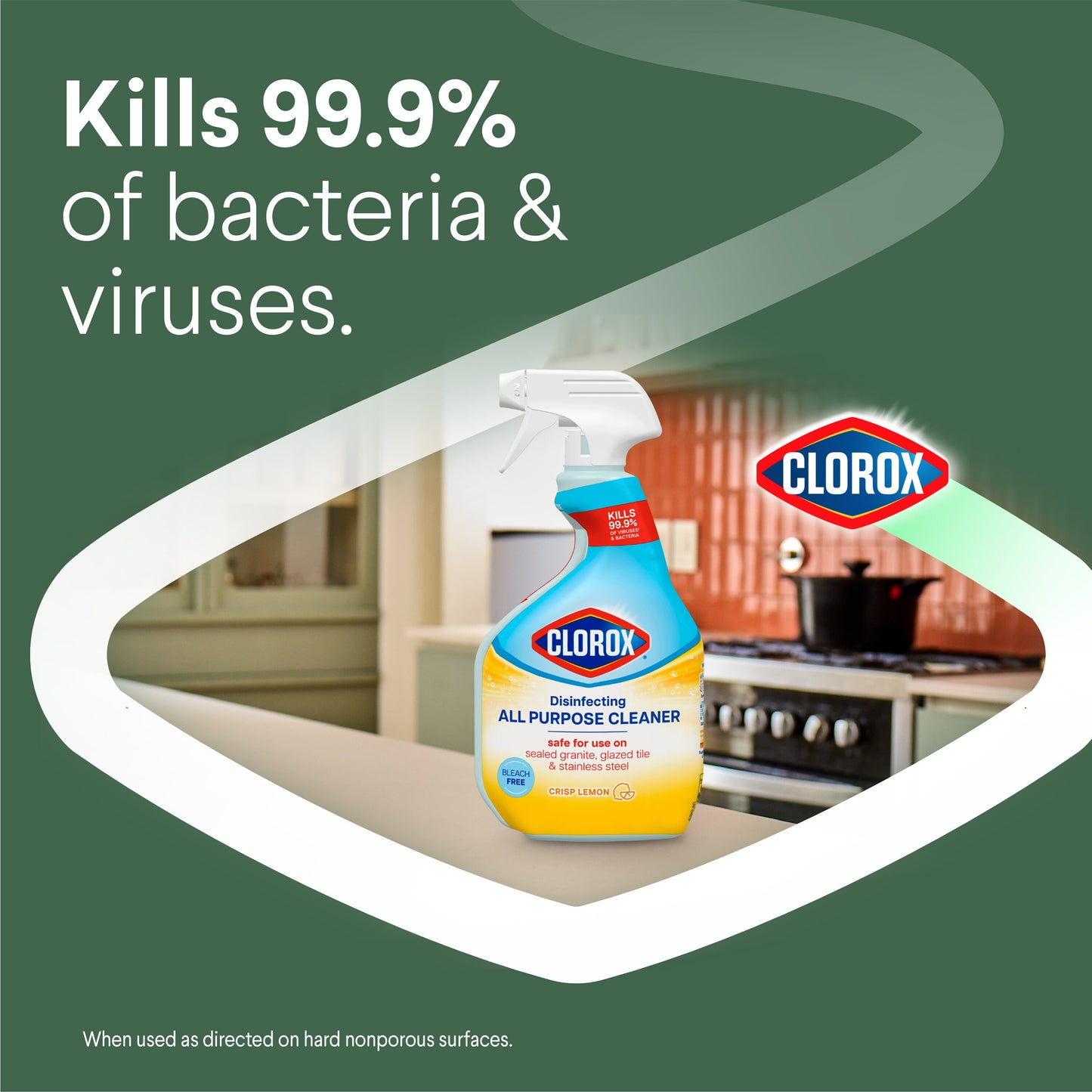 Clorox Disinfecting All Purpose Cleaner Bleach Free - Crisp Lemon