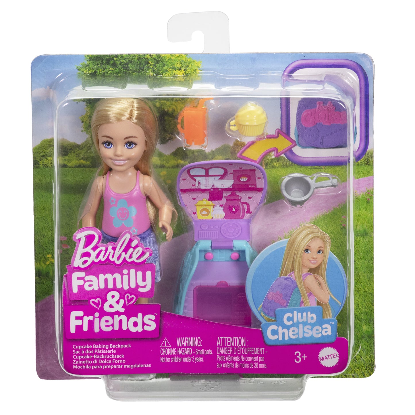 Barbie Family & Friends Chelsea's Cupcake Baking Backpack