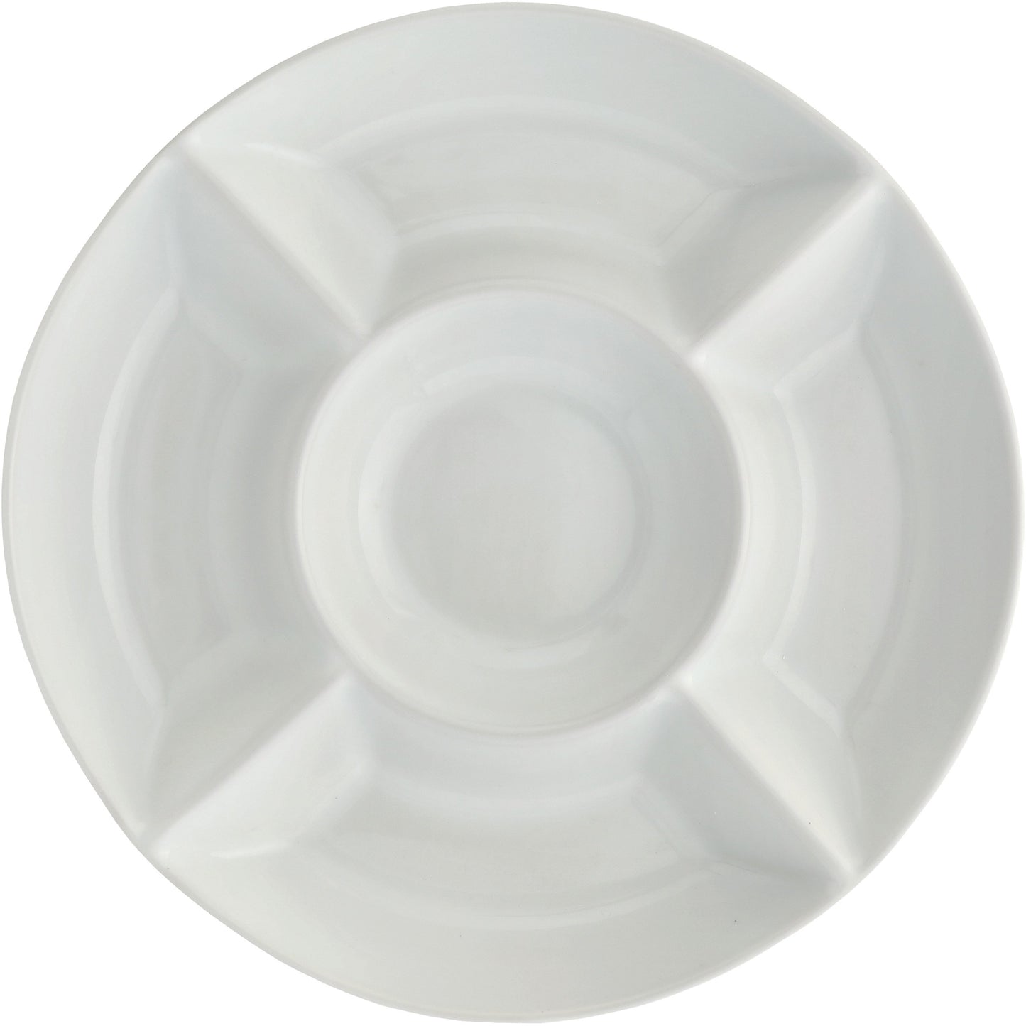 our goods Porcelain 5-Section Divided Tray