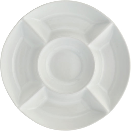 our goods Porcelain 5-Section Divided Tray