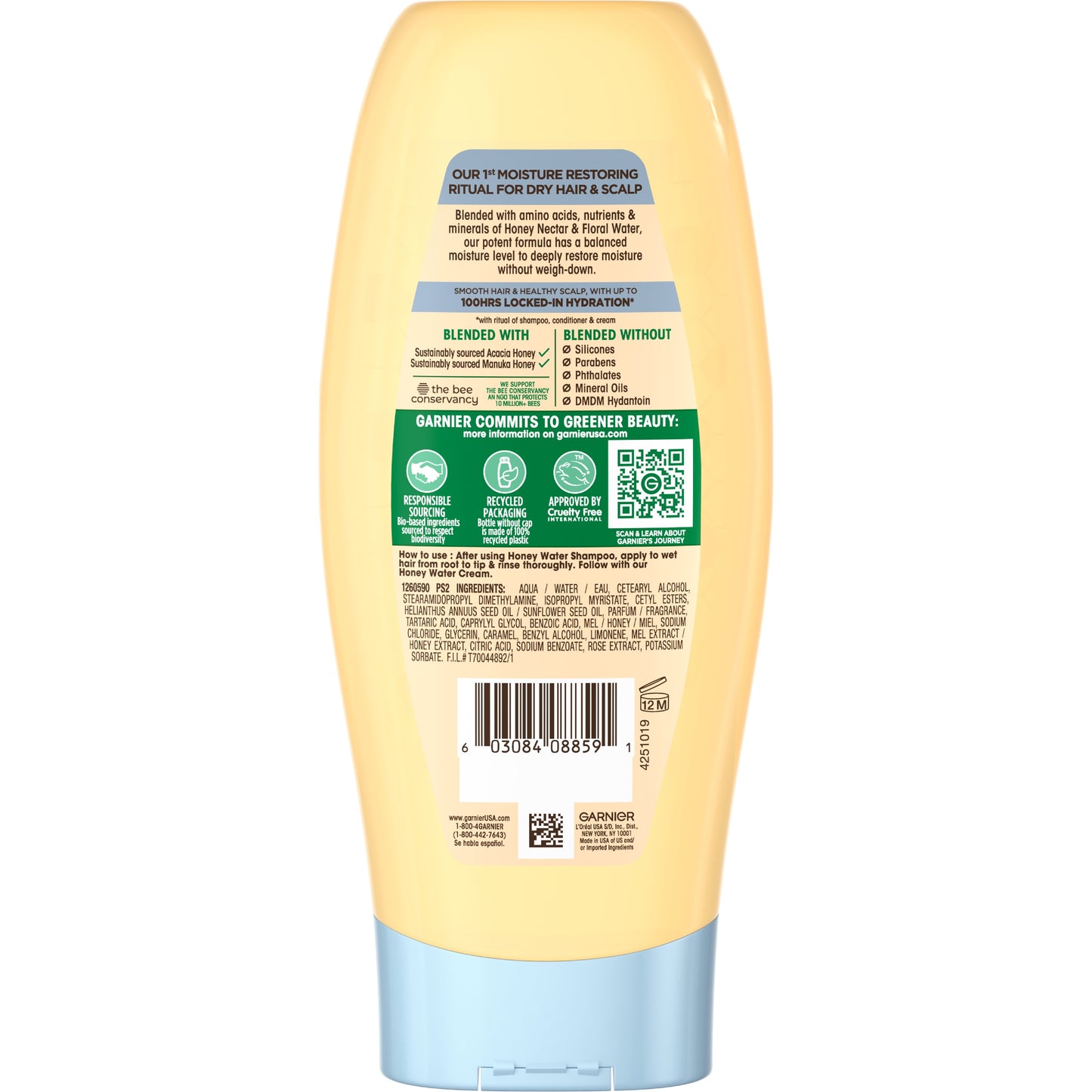 Garnier Whole Blends Honey Water Moisture Restoring Conditioner