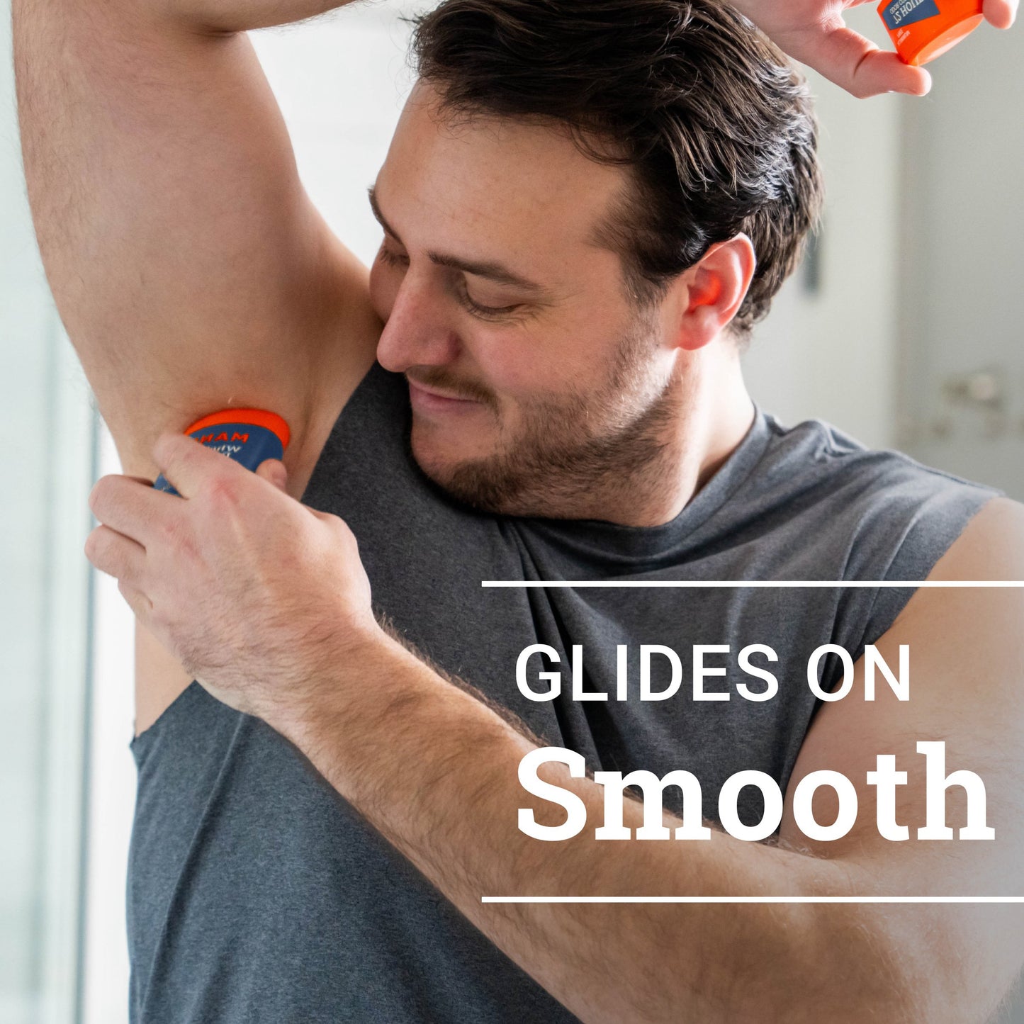 Mando Whole Body Deodorant - Men's Aluminum-Free Smooth Solid Stick Deodorant - Pro Sport