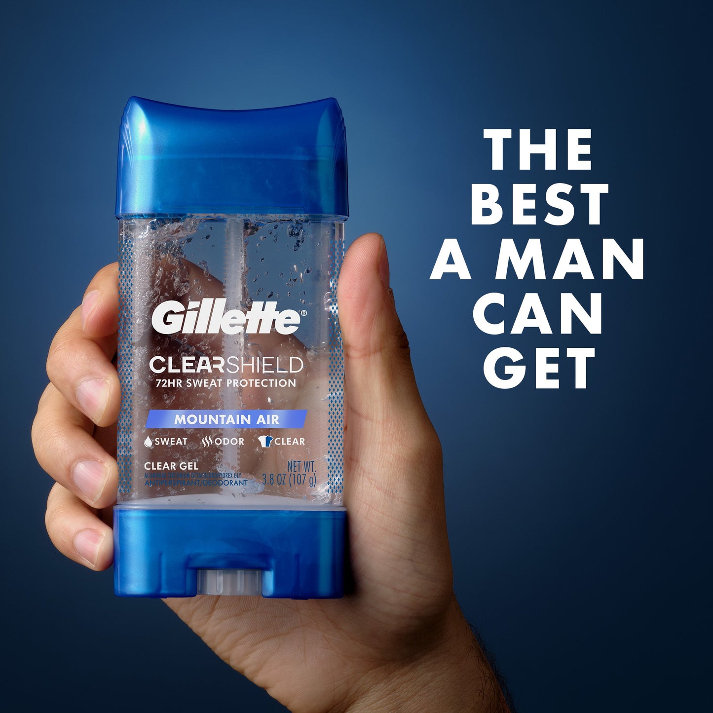 Gillette Clear Shield Antiperspirant Deodorant - Mountain Air