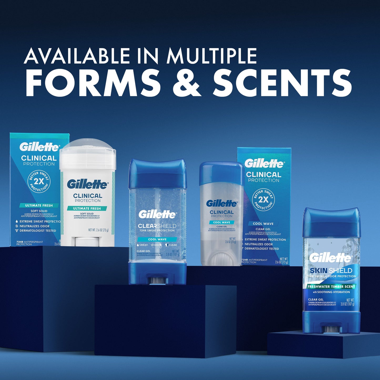 Gillette Clear Shield Antiperspirant Deodorant - Mountain Air