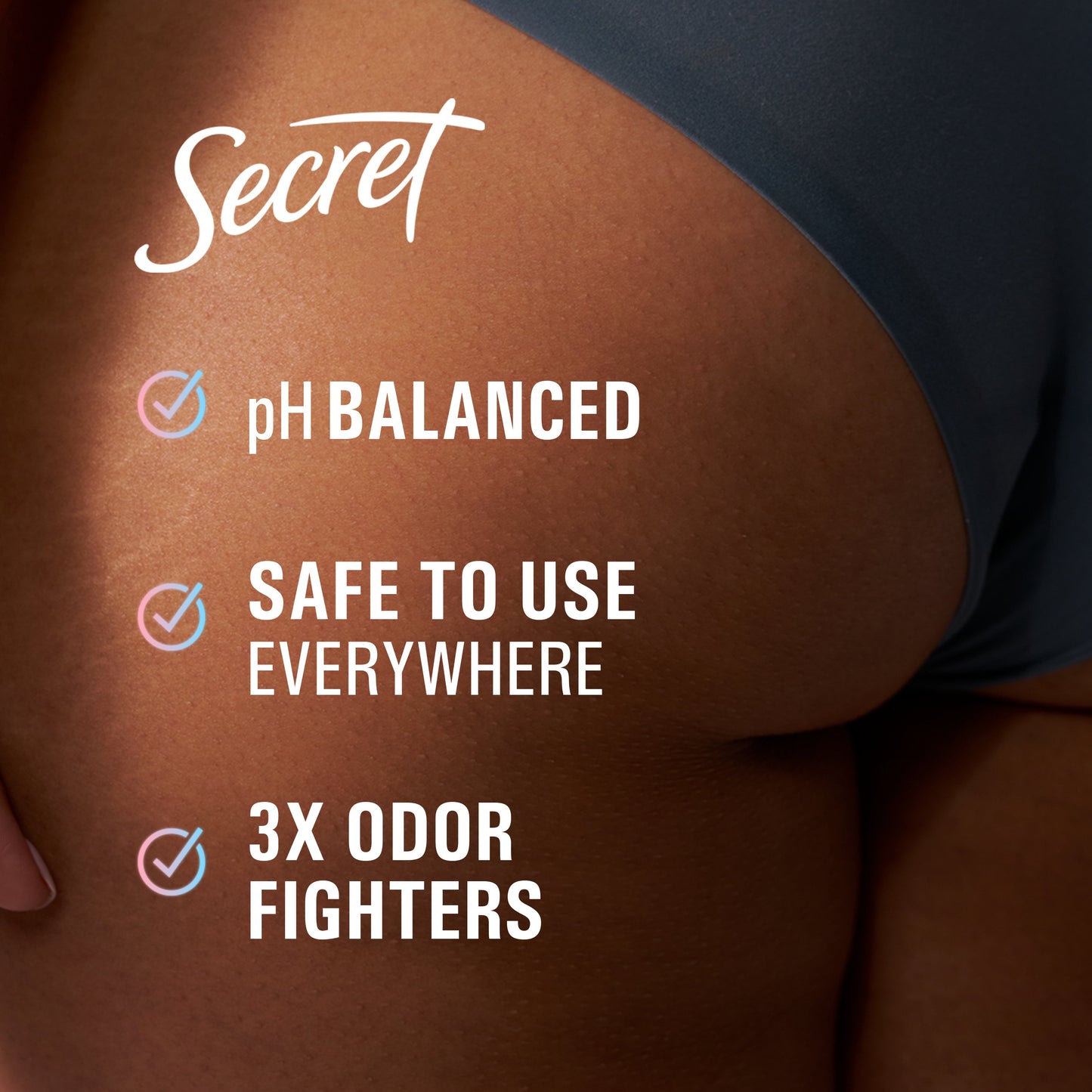 Secret Whole Body Sensitive Deodorant Spray - Rosewater