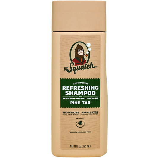 Dr. Squatch Men's Natural Refreshing Shampoo - Pine Tar