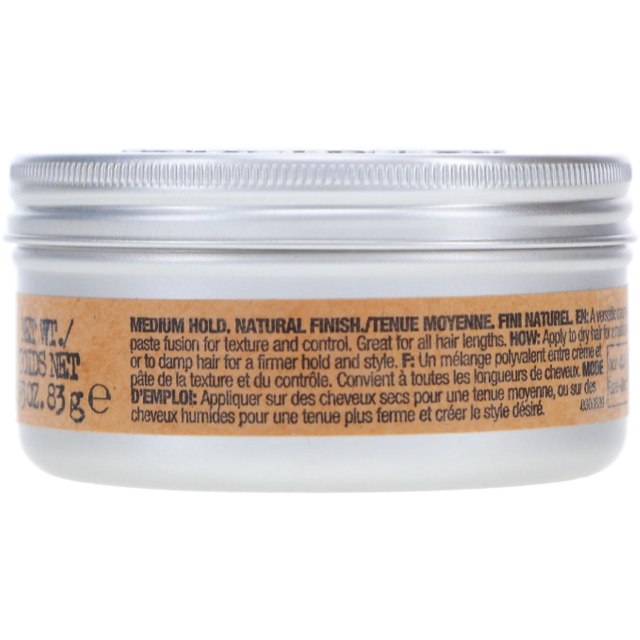 TIGI Bed Head Men's Pure Texture Molding Hair Paste