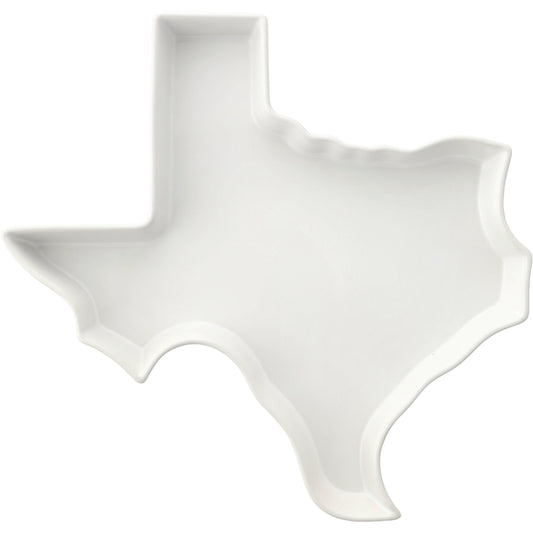 our goods Stoneware Texas Shaped Platter