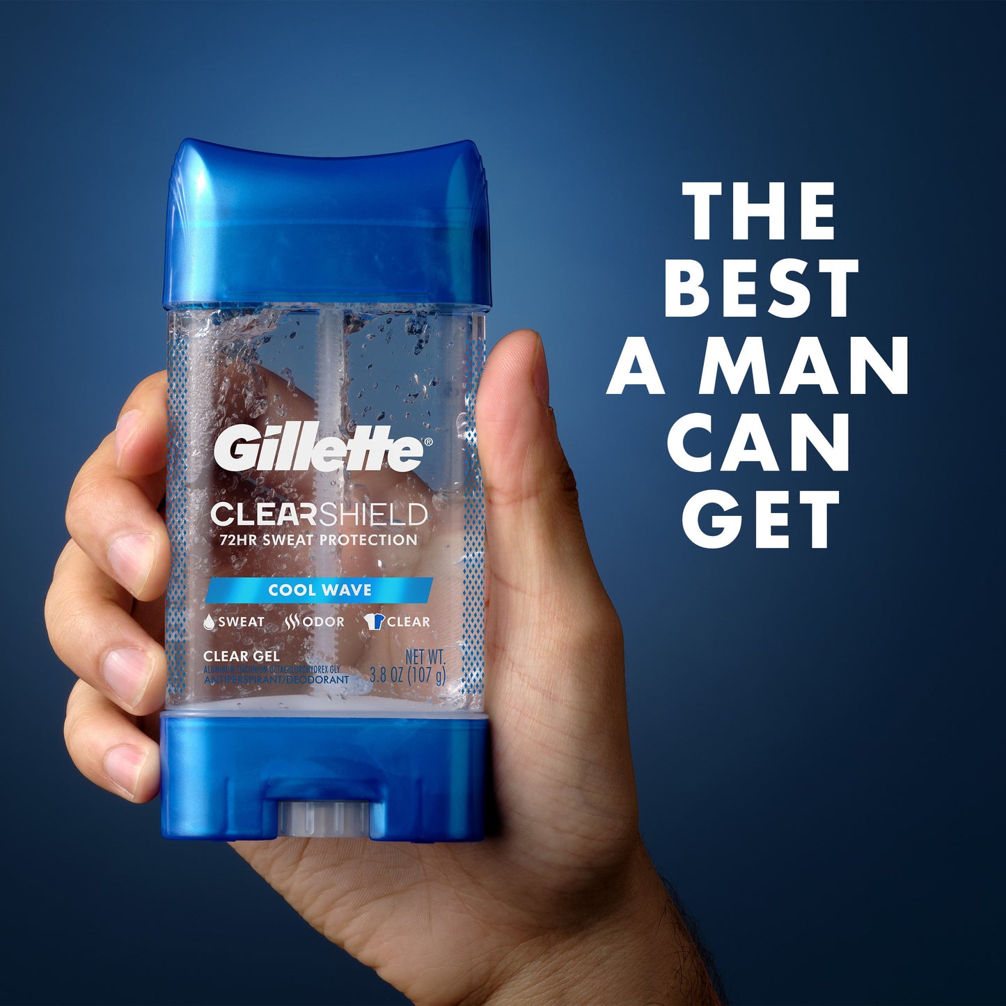 Gillette Clear Shield Cool Wave Antiperspirant - 3 Pack