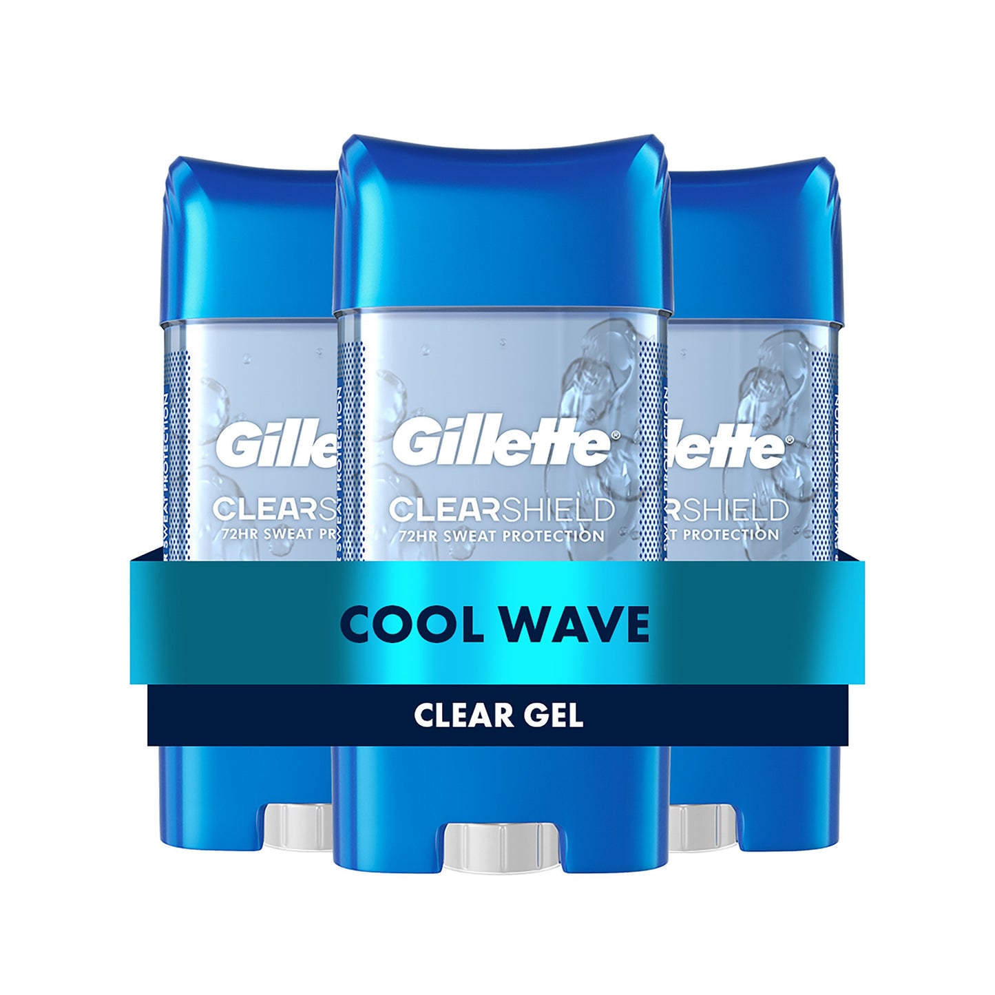 Gillette Clear Shield Cool Wave Antiperspirant - 3 Pack