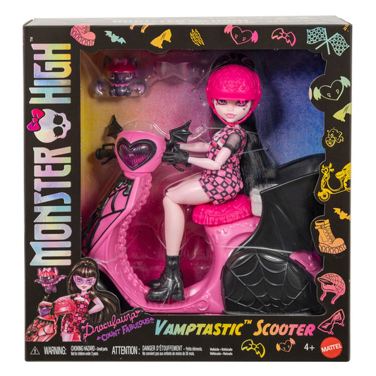 Monster High Draculaura Doll & Vamptastic Scooter