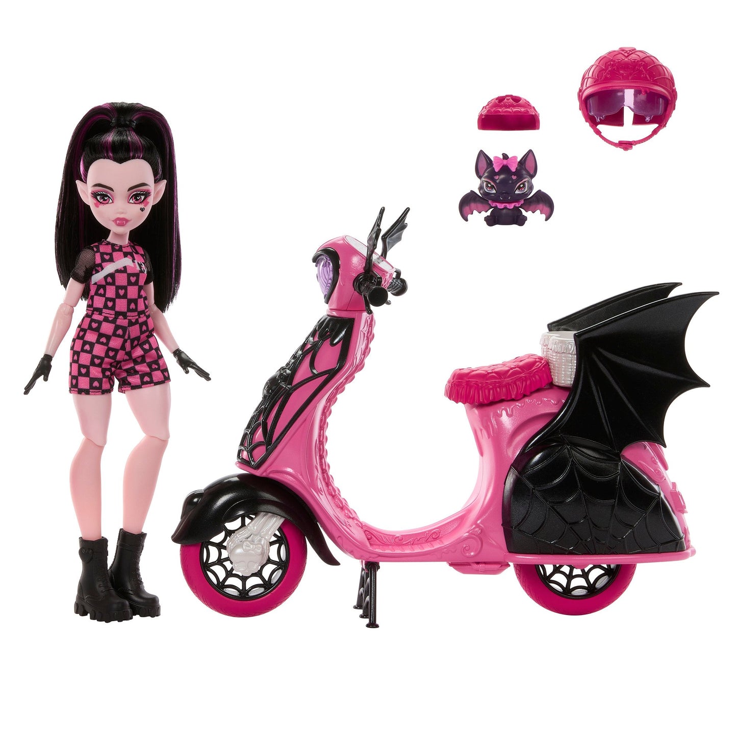 Monster High Draculaura Doll & Vamptastic Scooter