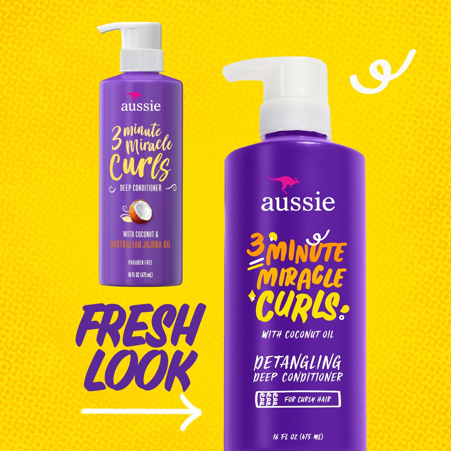 Aussie 3 Minute Miracle Curls Detangling Deep Conditioner