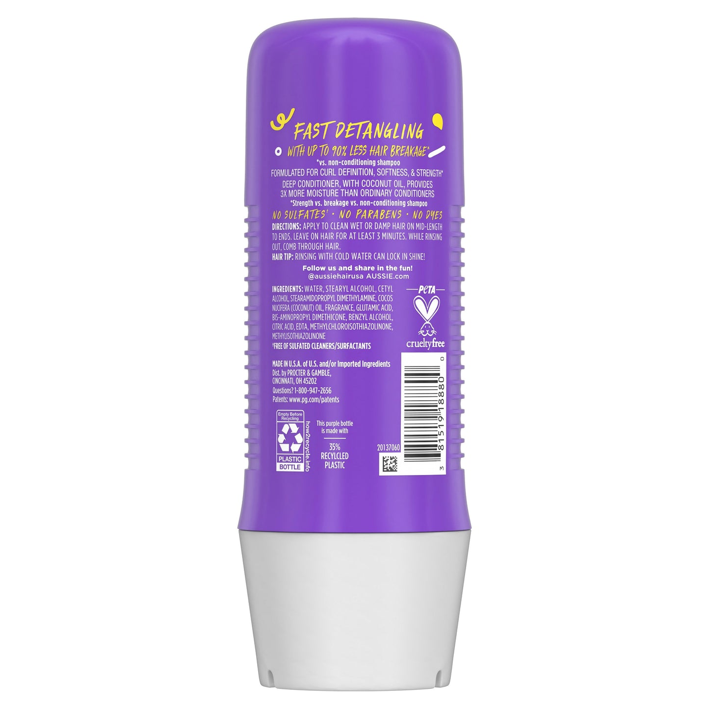 Aussie 3 Minute Miracle Curls Detangling Deep Conditioner