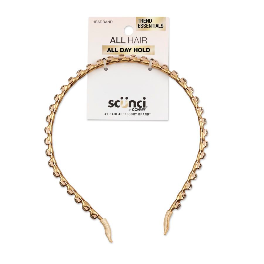Scunci All Day Hold Headband - Stone