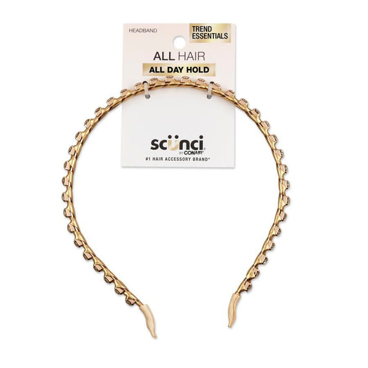 Scunci All Day Hold Headband - Stone