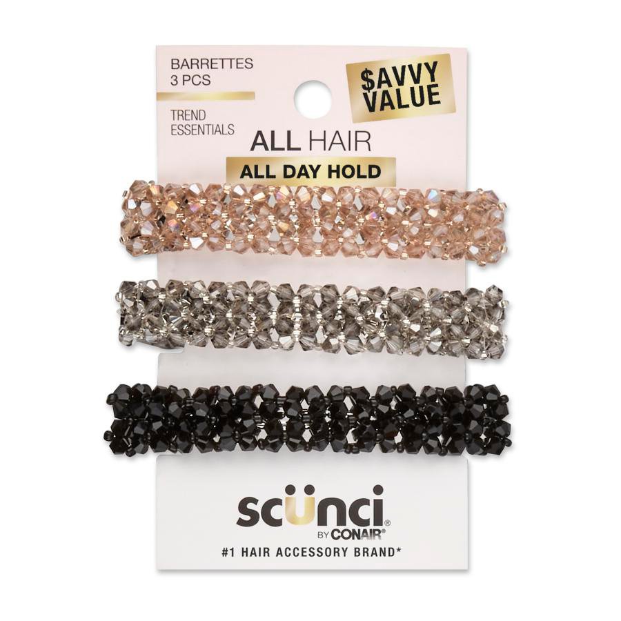 Scunci Beaded Barrettes