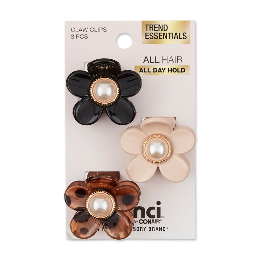 Scunci All Day Hold Daisy Claw Hair Clips