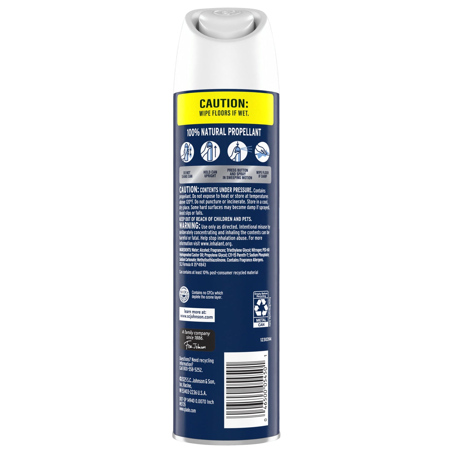 Glade Pet Fresh Scent Spray Air Freshener