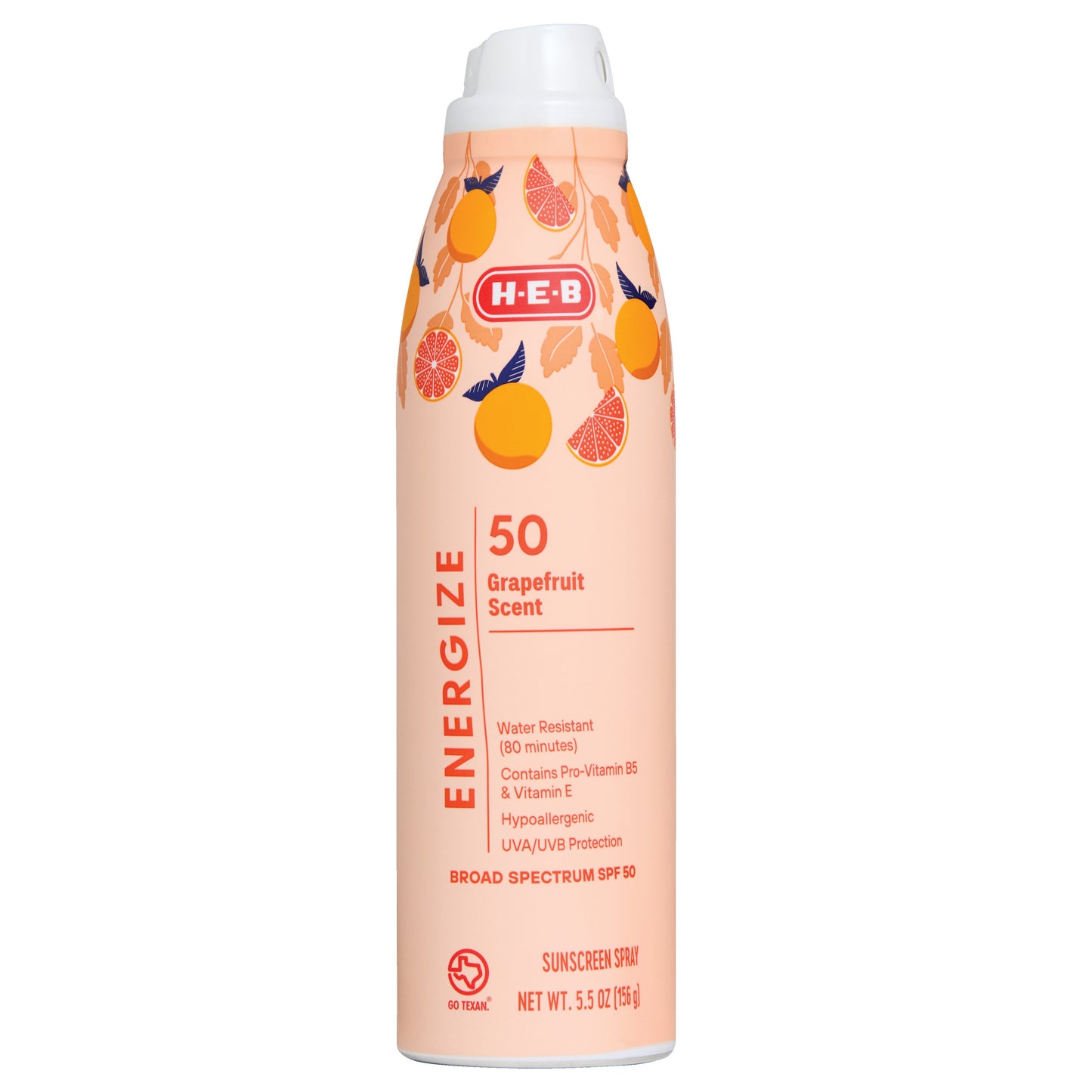 H-E-B Oxybenzone Free Energize Sunscreen Spray  - SPF 50