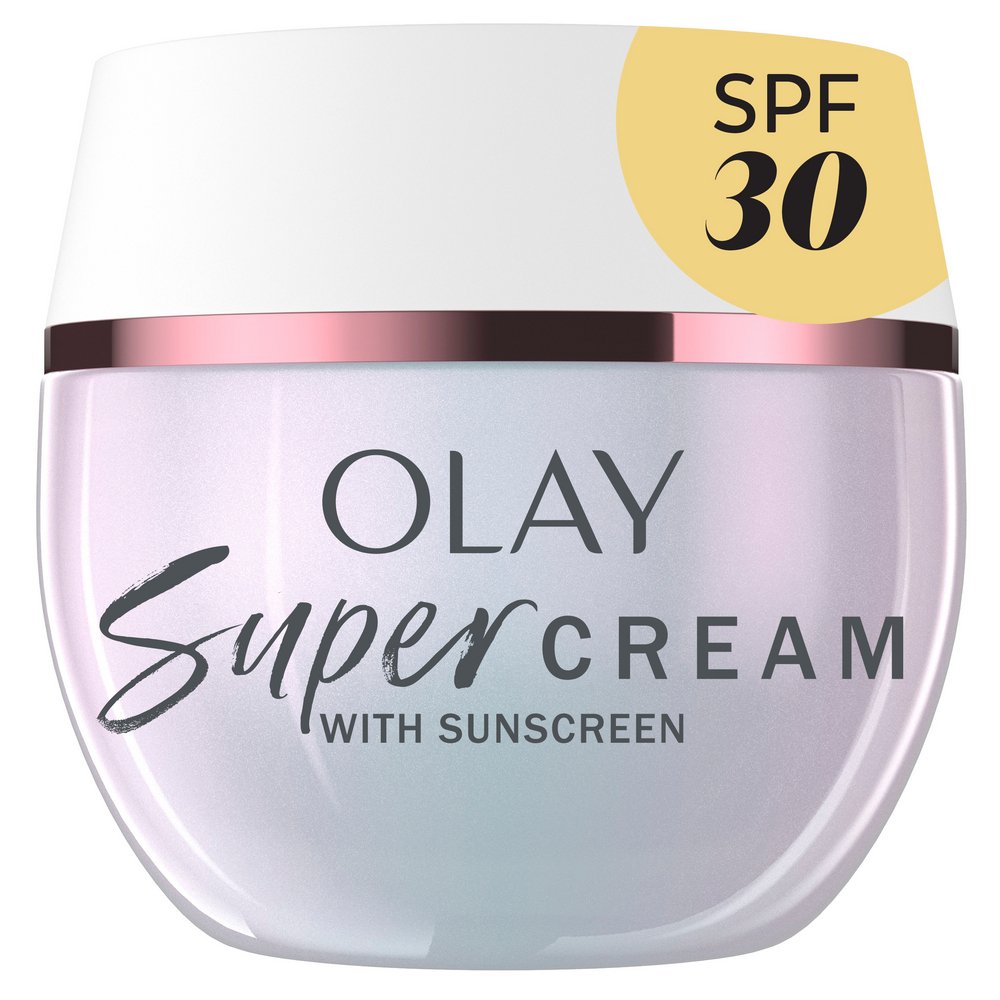 Olay Super Cream Facial Moisturizer with Sunscreen SPF 30