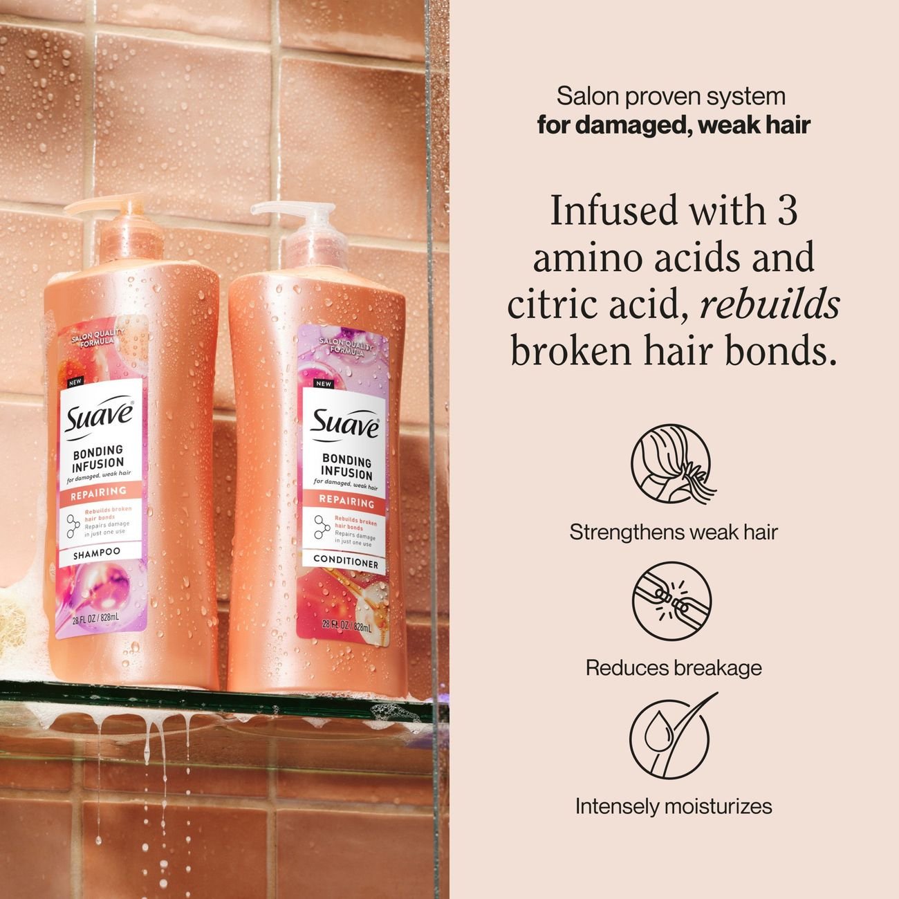 Suave Bonding Infusion Repairing Shampoo