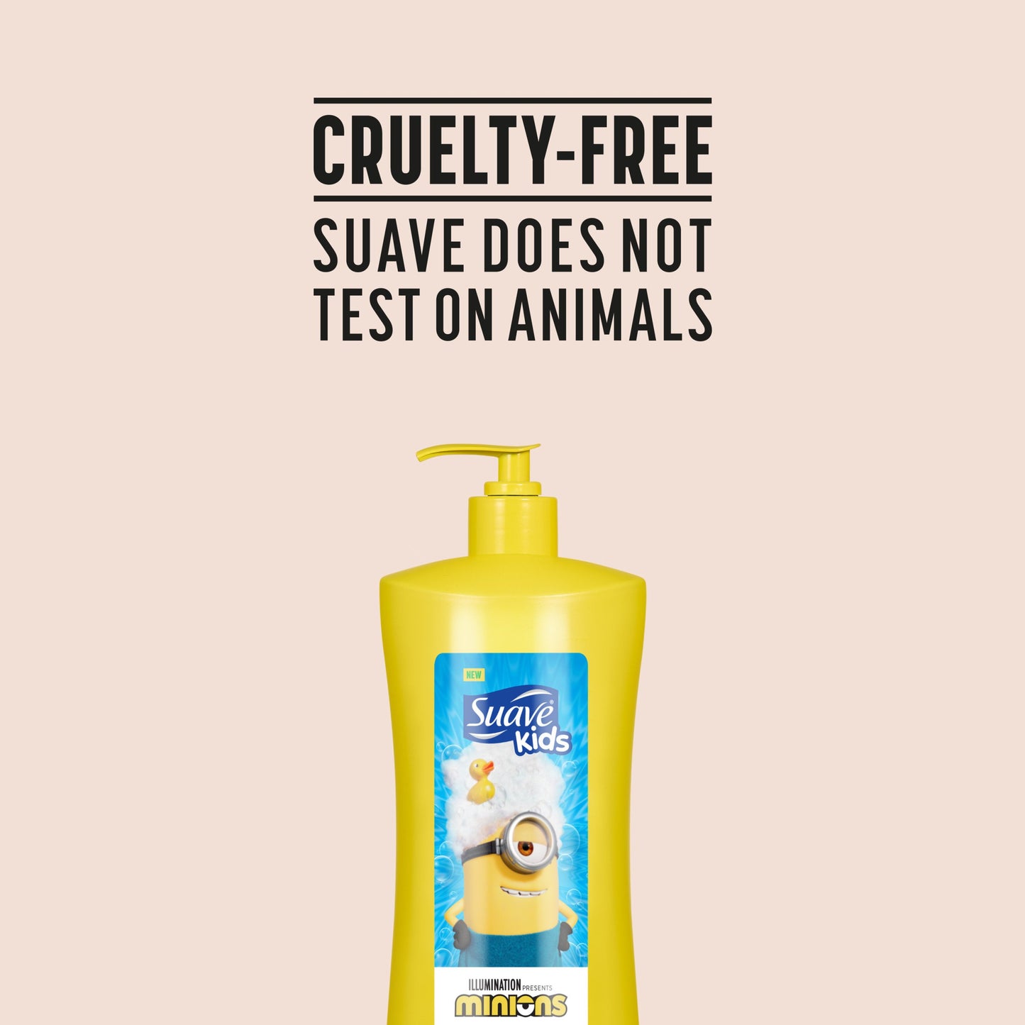 Suave Kids Minions 3-In-1 Shampoo, Conditioner, and Body Wash
